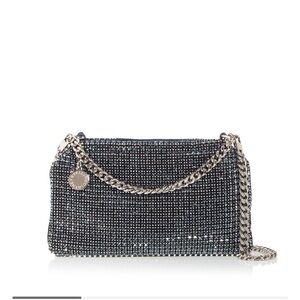 Stella McCartney Falabella Crystal Mesh Crossbody / Clutch Bag